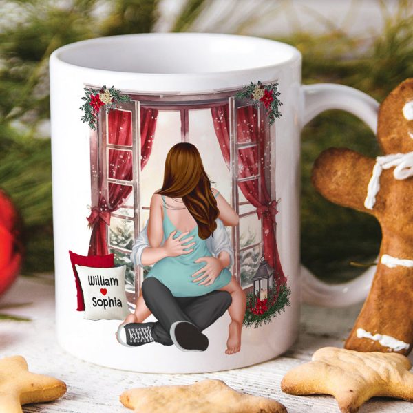 Christmas Gifts, Horny And Sexy All The Time, Personalized Mug, Funny Couple