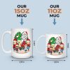 Christmas Joy Begins With Family - Family Personalized Custom Mug - Christmas Gift For Family Members