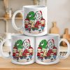 Christmas Joy Begins With Family - Family Personalized Custom Mug - Christmas Gift For Family Members