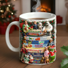Christmas Movie Classics Stack - Personalized White Edge-to-Edge Mug HH01