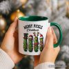 Christmas Pickles Personalized Mug, Festive Holiday Cucumber Holiday Gift with Custom Name