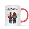 Christmas Standing Besties Back View Personalized Mug