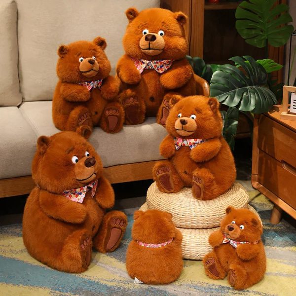Christmas Teddy Bear Plush Toy Cute Stuffed Bear Gift
