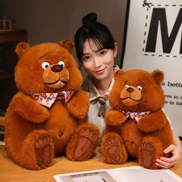 Christmas Teddy Bear Plush Toy Cute Stuffed Bear Gift