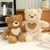 Christmas Teddy Bear Plush Toy Cute Stuffed Gift 28cm
