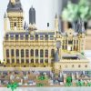 City Creative Medieval Magic School Castle Famous Architecture Palace Model Building Blocks