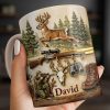 Classic Hunting Gear And Wildlife Imager - Personalized Custom Coffee Mug - HTG006_MG