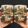 Classic Hunting Gear And Wildlife Imager - Personalized Custom Coffee Mug - HTG006_MG