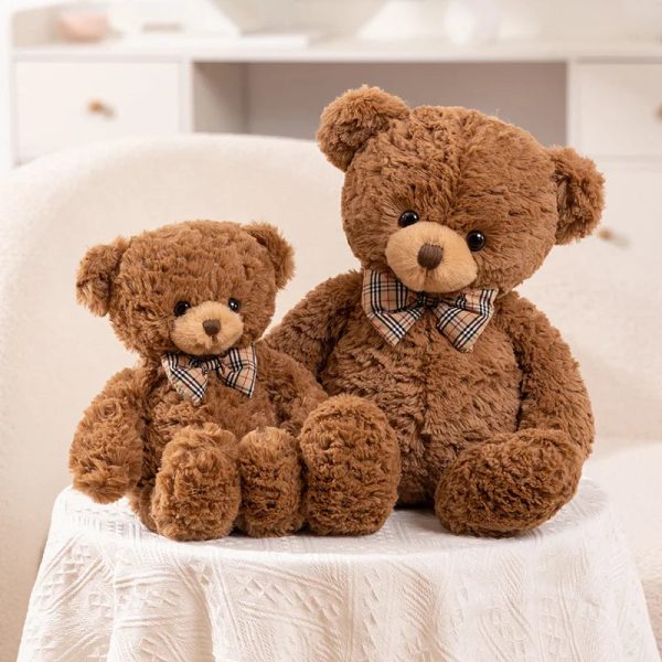 Classic Teddy Bear Plush with Bow 40–80cm