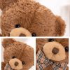 Classic Teddy Bear Plush with Bow 40–80cm