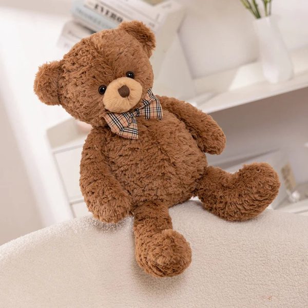 Classic Teddy Bear Plush with Bow 40–80cm