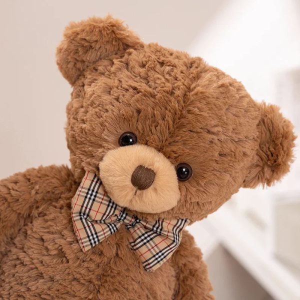 Classic Teddy Bear Plush with Bow 40–80cm