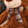 Classic Teddy Bear Plush with Bow Tie