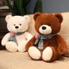 Classic Teddy Bear Plush with Bow Tie
