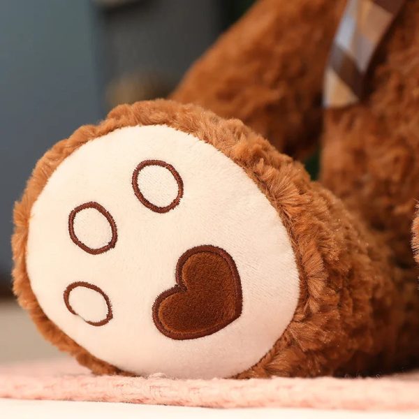 Classic Teddy Bear Plush with Bow Tie