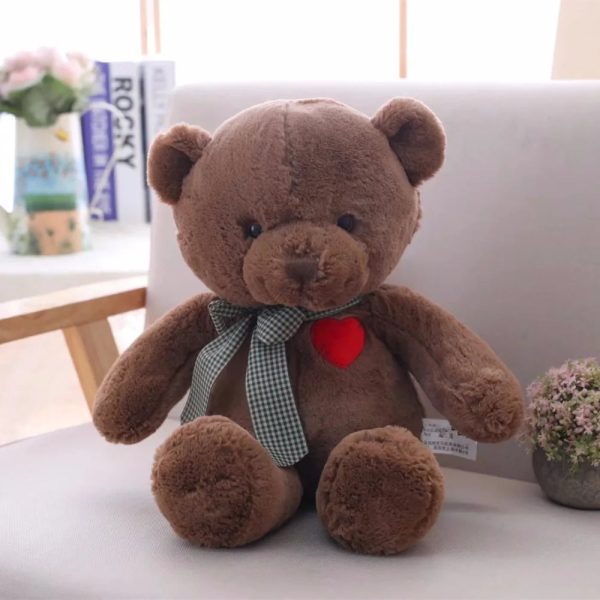 Classic Teddy Bear Plush with Heart 35cm or 50cm
