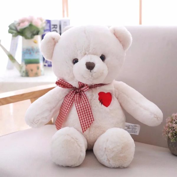 Classic Teddy Bear Plush with Heart 35cm or 50cm