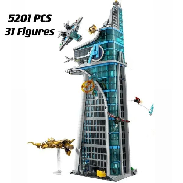 Classic Tower Battle 5201PCS Model Building Blocks