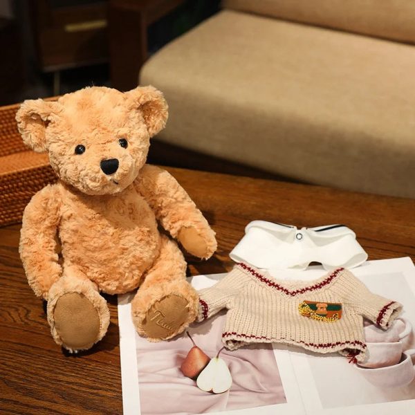 Classic Vintage Teddy Bear Plush Soft Stuffed Doll