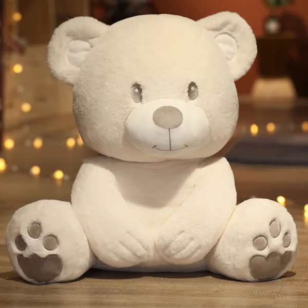 Classic White Teddy Bear Plush Toy 25cm