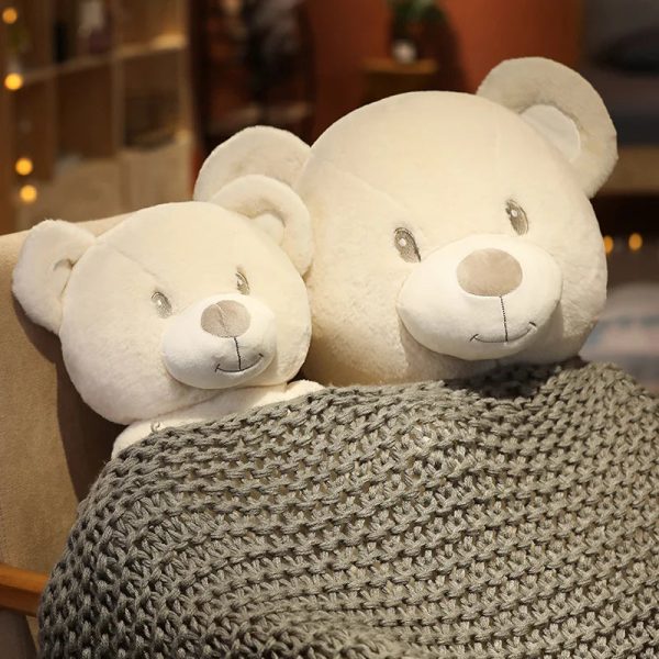 Classic White Teddy Bear Plush Toy 25cm