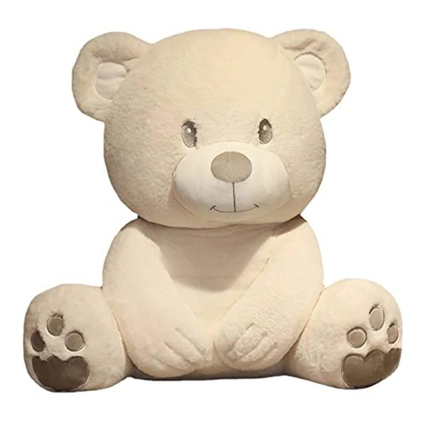Classic White Teddy Bear Plush Toy 25cm