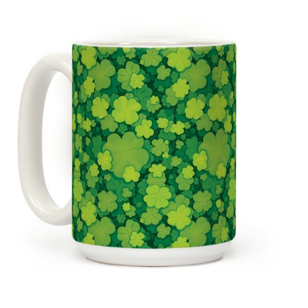 Clover Patch Pattern Coffee Mug