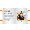 Cluster F*ck Fixer Office Humor - Personalized Mug - Christmas Gift for Coworkers, Husband, Wife, Daughter, Son, Friends