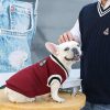 College V-neck Sweater for Dogs