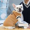 College V-neck Sweater for Dogs