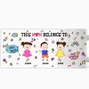 Colorful Kids This Mom Belongs To Personalized Mug