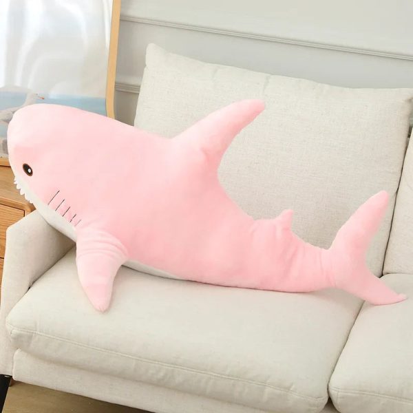 Colorful Shark Plush Pillow