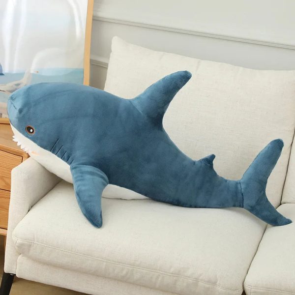 Colorful Shark Plush Pillow