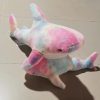 Colorful Shark Plush Pillow