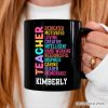 Colorful Teacher Acronym Personalized Mug, Motivational Gift with Custom Name for Educators