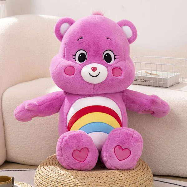 Colorful Teddy Bear Plush Pillow Soft Stuffed Doll