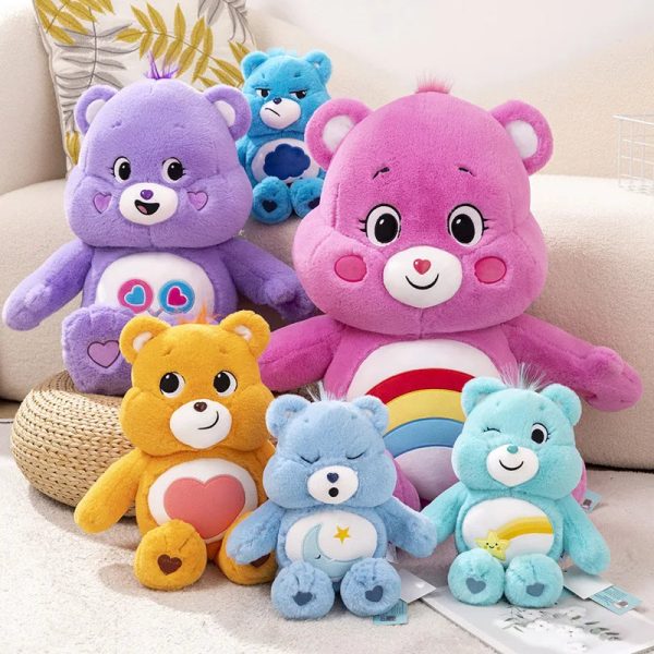 Colorful Teddy Bear Plush Pillow Soft Stuffed Doll
