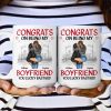 Congrats On Being My Boyfriend/Husband You Lucky - Personalized Mug