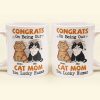Congrats On Being My Cat Mom - Personalized Mug