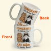 Congrats On Being My Cat Mom - Personalized Mug