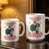 Congrats On Being My Girlfriend, Couple With Hearts - Personalized Custom Coffee Mug - CPL1344_MG