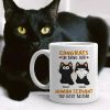 Congrats On Being My Human Servant Funny Cat Expression Personalized Mug