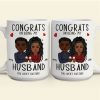 Congrats On Being My Husband - Personalized Mug - Ver 2