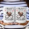 Congrats On Being My Husband - Personalized Photo Mug
