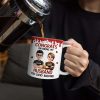Congrats On Being My Husband 3D Effect Couple - Personalized White Edge-to-Edge Mug