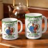Congrats On Being My Husband Animate Hugging Couple - Personalized White Edge-to-Edge Mug