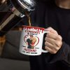 Congrats On Being My Husband Animate Hugging Couple - Personalized White Edge-to-Edge Mug