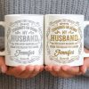 Congrats On Being My Husband, Floral Designs - Personalized Custom Coffee Mug - HSB086_MG