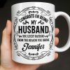 Congrats On Being My Husband, Floral Designs - Personalized Custom Coffee Mug - HSB086_MG