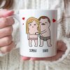 Congrats On Being My Secret Touching Partner-Gift For Couple-Personalized Coffee Mug- Funny Couple